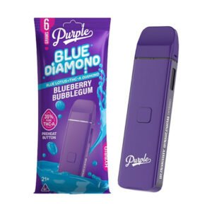 Purple blue diamond disposable